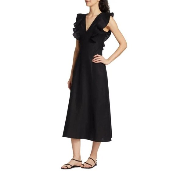 Rails Constance Linen Midi Dress - Picture 2 of 6